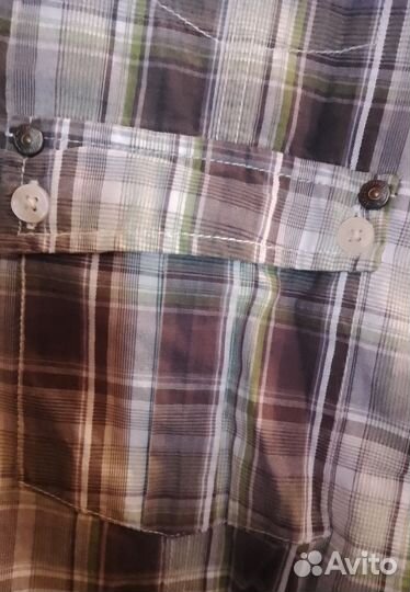 Мужская рубашка в клетку новая