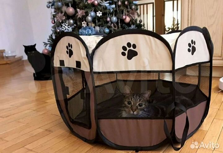 Складной манеж- домик для животных