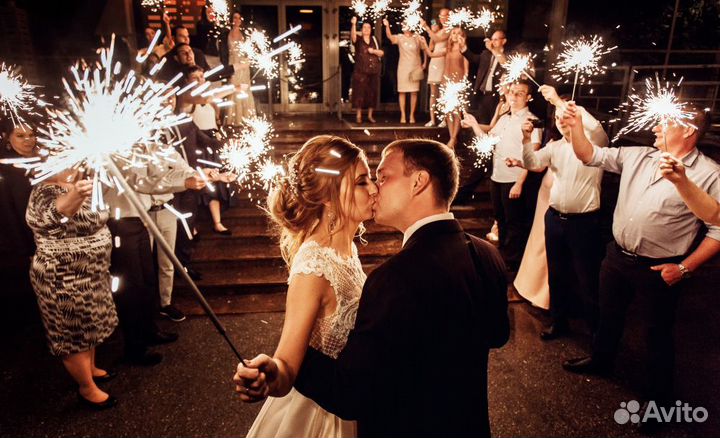 Длинные Бенгальские свечи 60 см 3 шт