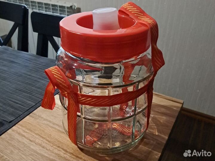 Банка(бутыль) 5л с затвором