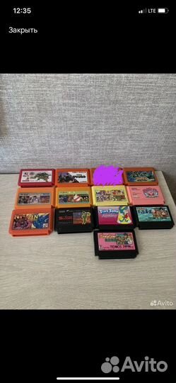 Картриджи dendy, famicom