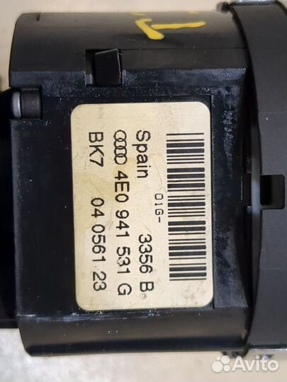 Переключатель света Audi A8 (D3), 2007