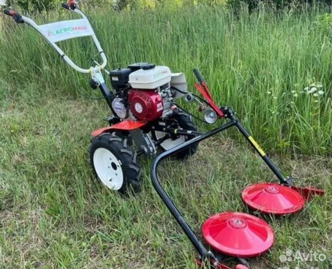 Роторная косилка на мотоблок