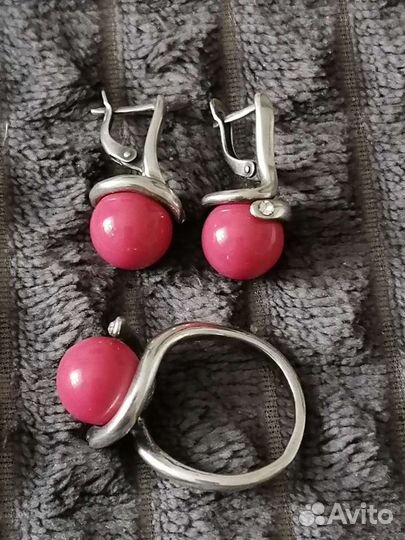 Кольцо и серьги