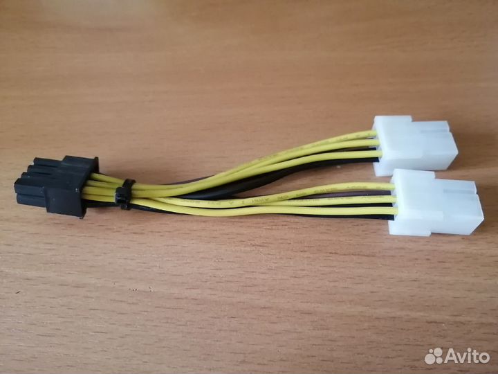 Переходники для видеокарты molex, 6 pin, 8 pin