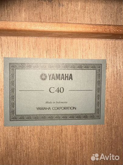 Гитара yamaha c40