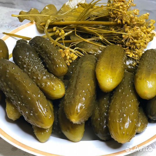 Огурцы соленые