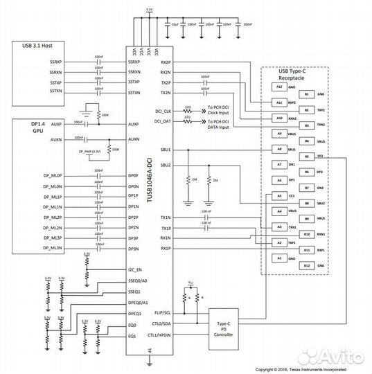 Микросхема tusb1046A