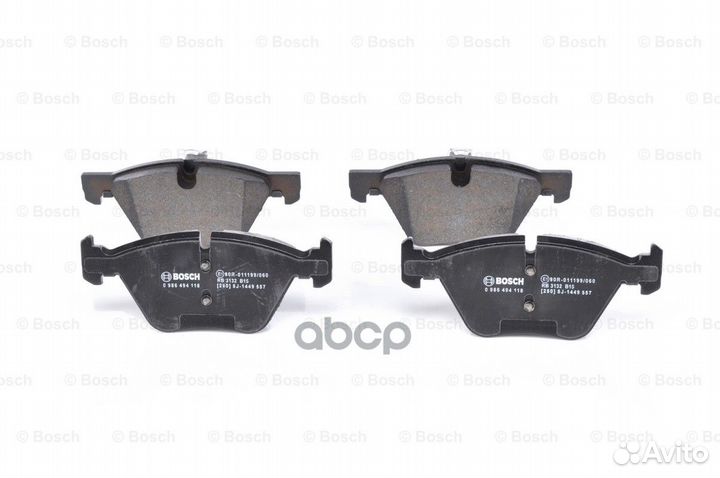 Колодки тормозные передние bosch 0 986 494 118