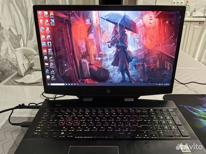 Игровой ноутбук HP omen 17