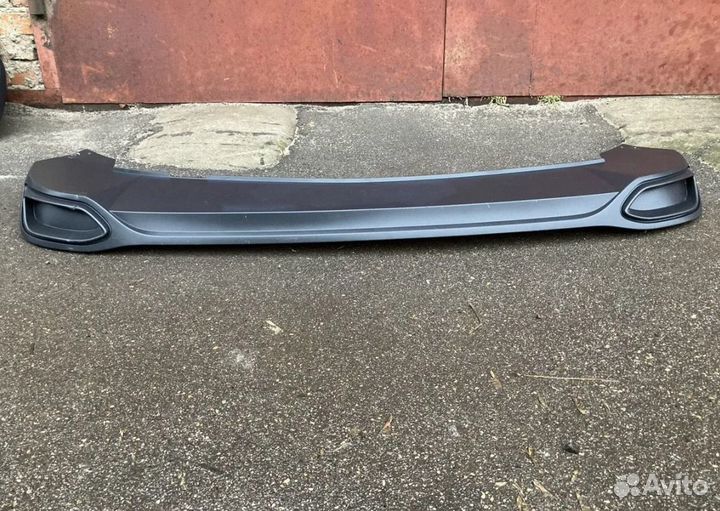 Спойлер заднего бампера Volkswagen Polo 2020-2022