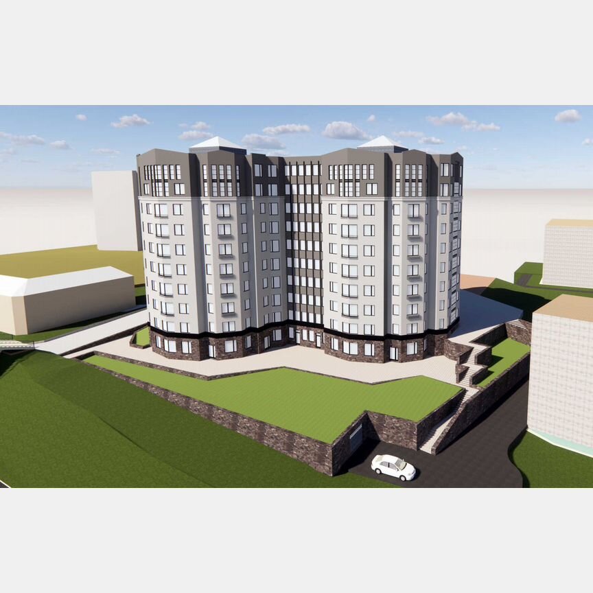 1-к. квартира, 46,4 м², 7/7 эт.