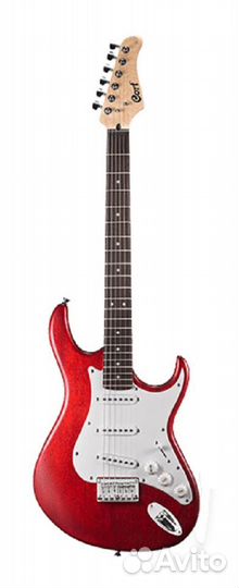 Электрогитара, красная Cort G100 opbc