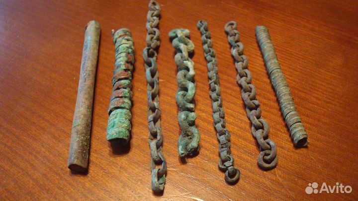 Набор античных цепочек, 7 видов. Скифы. Кобань, ан