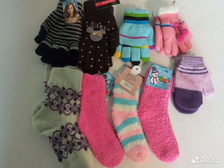 Варежки детские