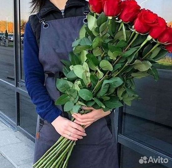 Высокие розы