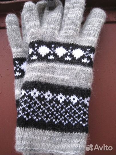Перчатки женские теплые митенки