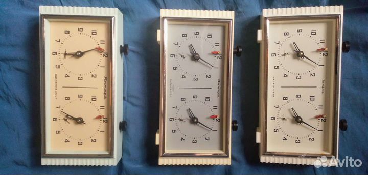 Часы шахматные янтарь