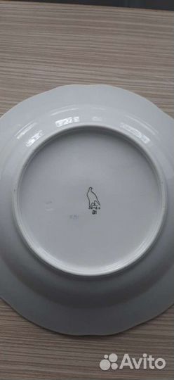 Фарфоровые тарелки Японии и Дулево