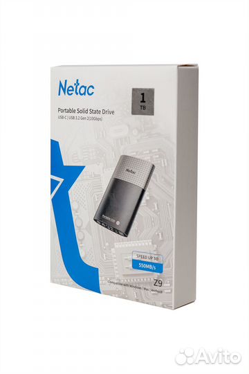 1 тб Внешний SSD накопитель Netac Z9 (NT01Z9-001T