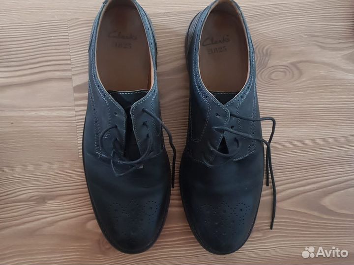 Туфли мужские фирма clarks кожа натур