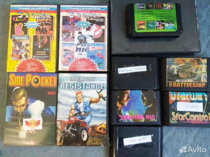 Картриджи на Сегу Мегу Драйв