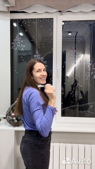 Роспись стёкол, витрин