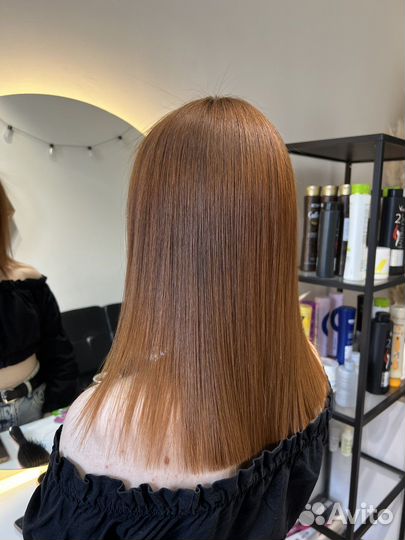 Кератиновое выпрямление