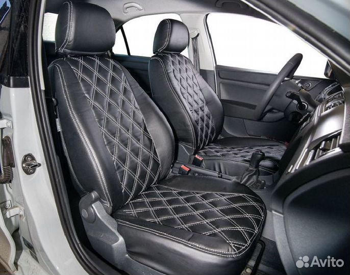 Чехлы из экокожи для Skoda Rapid 2020-н.в