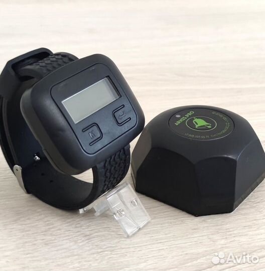 Комплект часы официанта и кнопка вызова персонала