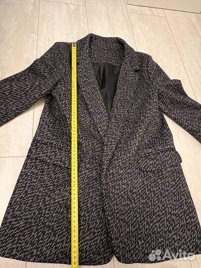 Шерстяной брючный костюм 42 размер