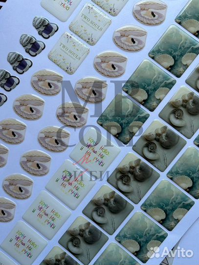 3D стикеры с логотипом