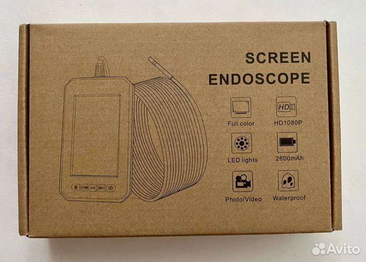 Видеоэндоскоп с зажимом