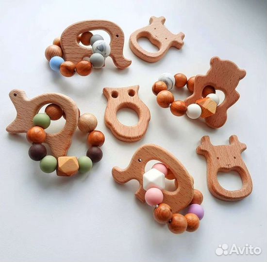 Деревянный грызунок, держатель