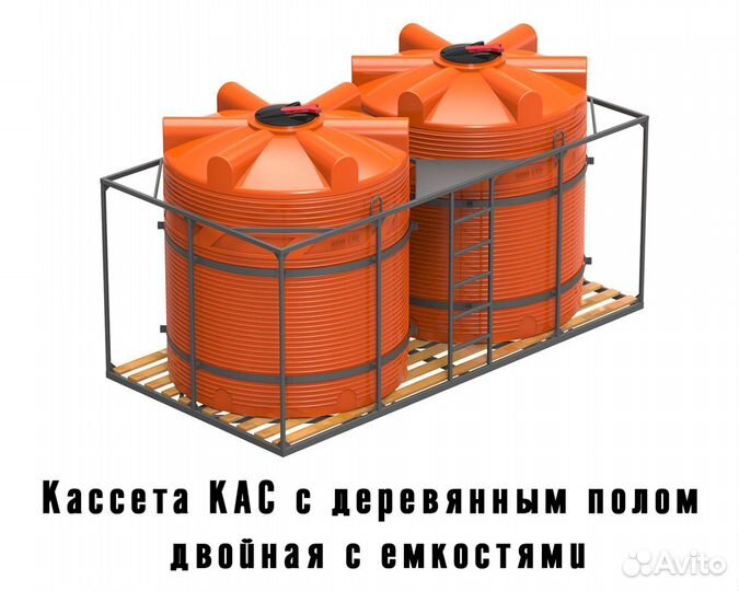 Пластиковый резервуар, баки и емкости кас