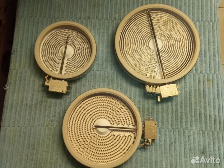 Конфорки, регуляторы, ручки