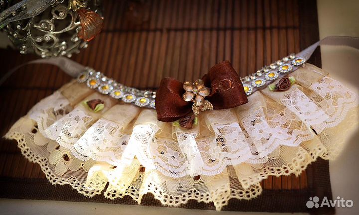 Кружевные ошейники для собак и кошек