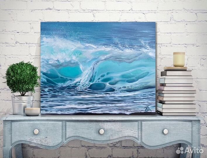 Картина маслом морской пейзаж