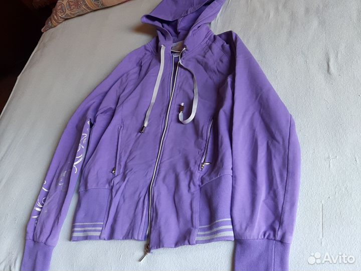 Толстовка женская на молнии. Зип худи