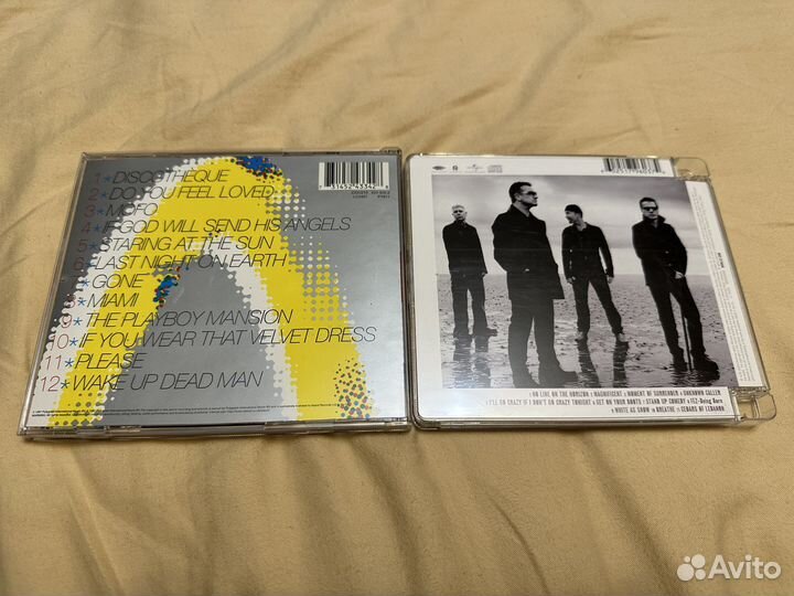 Фирменные cd диски U2