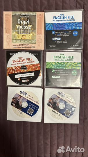 DVD диски, CD диски по английскому, CD с классикой