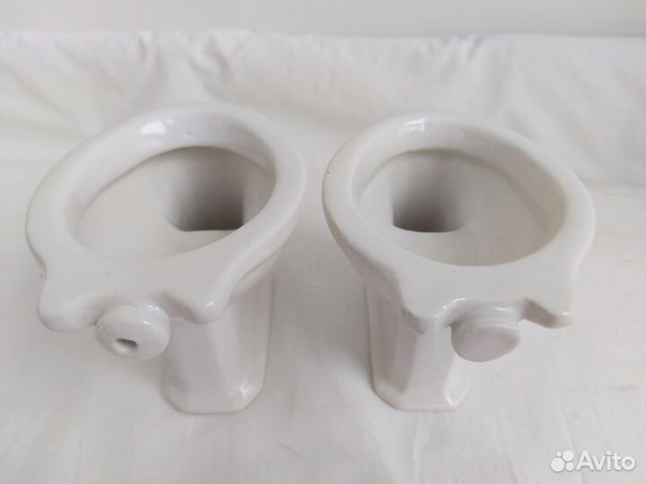 Игрушечный фаянсовый унитаз 1975 год