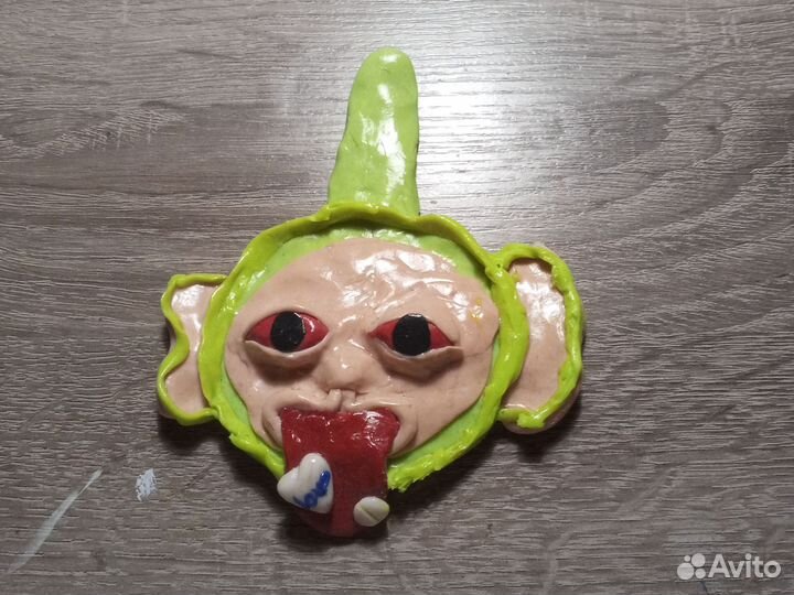 Глиняная тарелочка