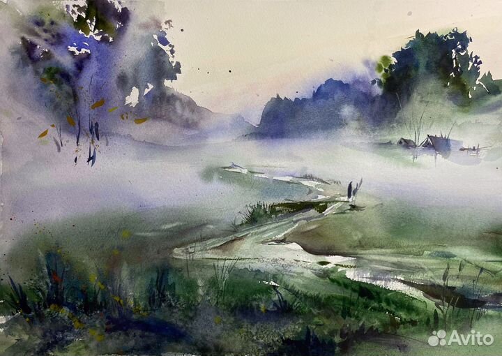 Акварельные пейзажи