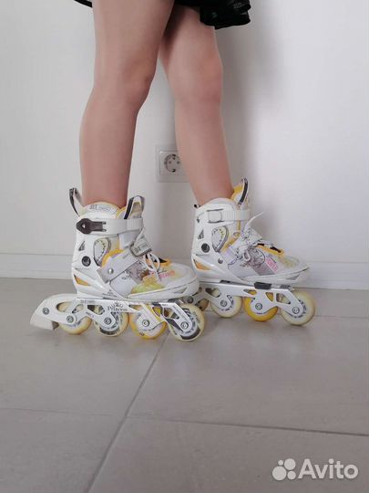 Ролики 26-31 для девочки 3-6 лет