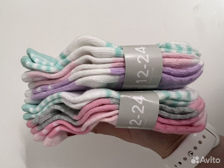 Новые носки carters для детей на 1-6 лет