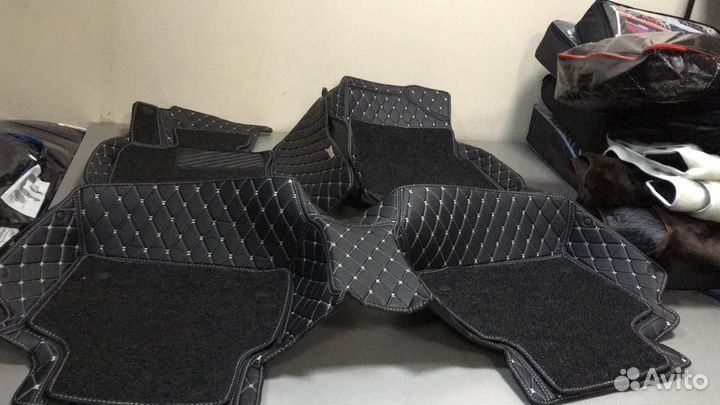 3D Коврики Mercedes S-класс из Экокожи