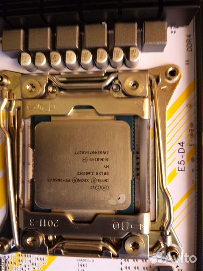 Материнская Плата X99 Qiyida ED4 +CPU 2660V3