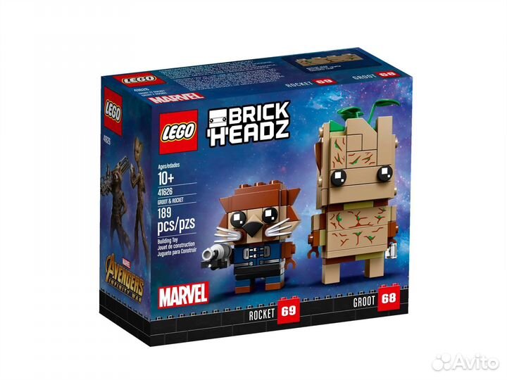 Lego Brickheadz Marvel 41626 Groot & Rocket