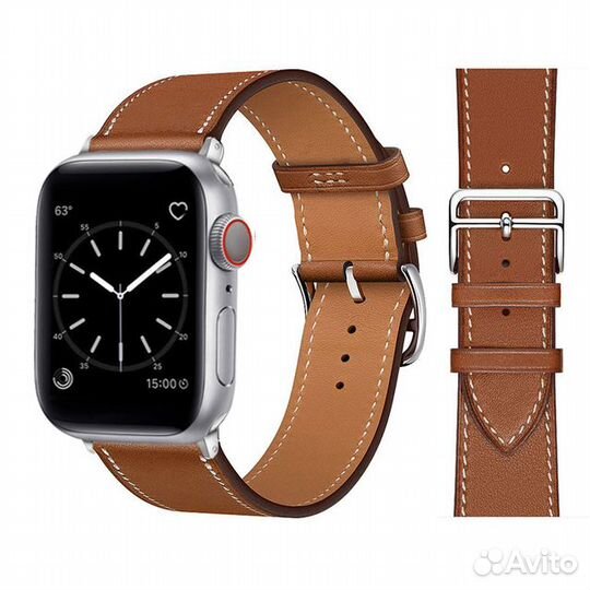 Кожаный ремешок для часов Apple Watch 38 мм